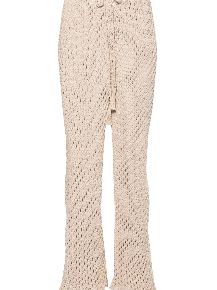 Cheap India Women Alanui trousers A macrame Letter To Love 0329